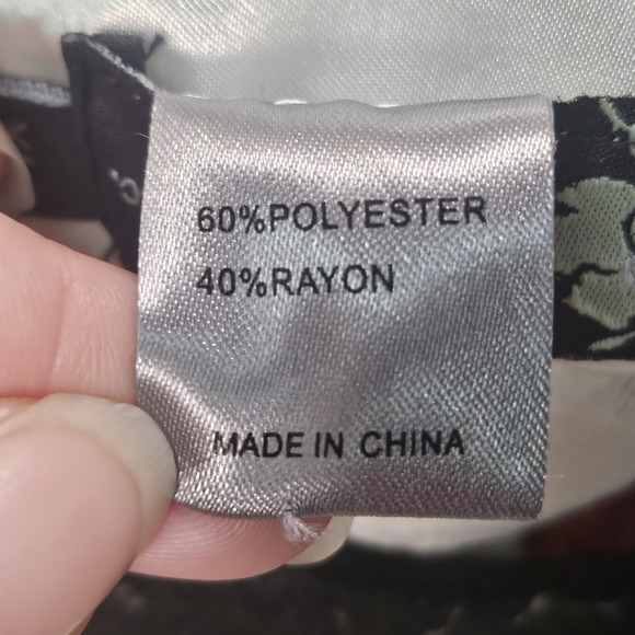 Damee Inc Swing Jacket Womens XL Floral Lace Artsy Lagenlook Fairy Cottagecore - Picture 9 of 15